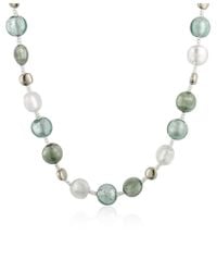 Antica Murrina - White Frida - Murano Glass Bead Necklace - Lyst