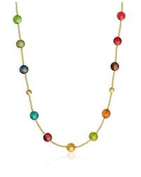 Antica Murrina | Metallic Frida Murano Glass Long Necklace | Lyst