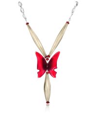 Antica Murrina - Pink Wings Murano Glass Necklace - Lyst