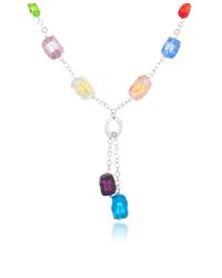 Antica Murrina - Multicolor Lybra Sterling Silver and Murano Glass Bead Necklace - Lyst