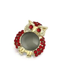 AZ Collection - Red Owl Pin - Lyst