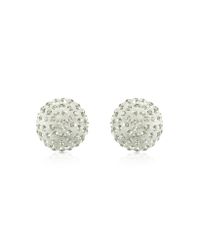 Gisèle St.Moritz - Metallic Fantasmania - Crystal Button Earrings - Lyst