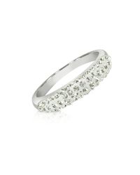 Gisèle St.moritz - Metallic Fantasmania - White Crystal Band Ring - Lyst