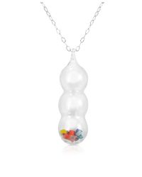 House of Murano - Metallic Murano Glass Drop Necklace - Lyst