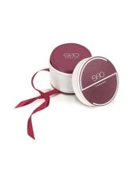 Sho London - Red Mari Fiendship Leather And Silver Vermeil Bangle - Lyst