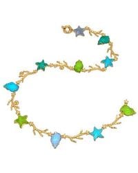 Tagliamonte - Marina Collection - Blue & Green 18k Gold Necklace - Lyst