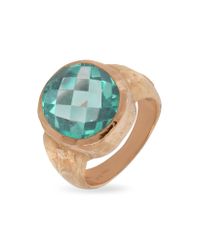 Torrini | Stefy - Green Amethyst Oval Gemstone 18k Rose Gold Ring | Lyst