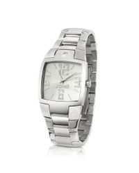 Just Cavalli | Metallic Lusa Silver Square Dial Stainless Steel Bracelet Watch | Lyst