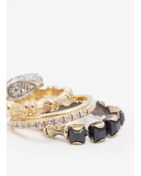 Iosselliani | Metallic Four Ring Set | Lyst