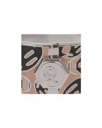 Alexander McQueen | Gray Enamel Skull Clasp Bangle | Lyst