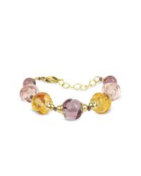Antica Murrina | Yellow Venezia Heritage Murano Glass Bracelet | Lyst