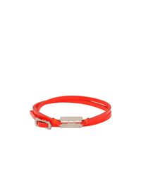 McQ | Orange Razor Double Wrap Bracelet | Lyst