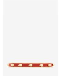 Alexander McQueen | Red 3d Skull Skinny Bangle | Lyst