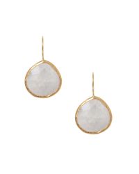Coralia Leets | Metallic Moonstone Earring | Lyst