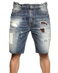 DSquared² | Blue Big Deans Bro Mississippi Denim Shorts for Men | Lyst