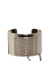 DSquared² | Metallic Milano Logo Cuff Brass Bracelet | Lyst