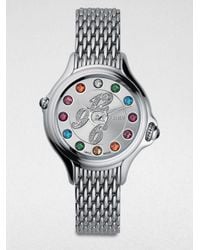 Fendi | Metallic Crazy Carats Diamond Bracelet Watch | Lyst