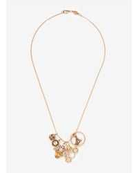 Alexander McQueen | Metallic Skull And Bee Charms Pendant | Lyst