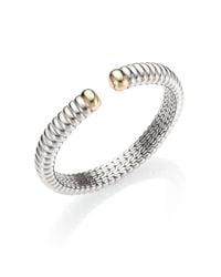 John Hardy | Metallic Sterling Silver & 18K Yellow Gold Cuff Bracelet | Lyst