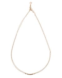 Carolina Bucci | Metallic Mini Diamond Bar Necklace | Lyst