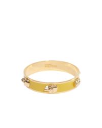 Alexander McQueen | Yellow 3d Skull Enamel Bangle | Lyst