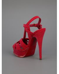 saint laurent heels red bottoms