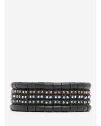Philippe Audibert | Multicolor Multi-colour 3-row Crystal Elasticated Bracelet | Lyst