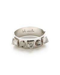 Kelly Wearstler | Gray Perforated Mineral Cuff | Lyst