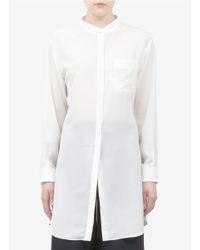 Chloé | White Silk Oversized Blouse | Lyst