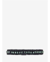 Philippe Audibert | Black Rhinestone-embellished Bead Bracelet | Lyst