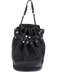 Alexander Wang | Black Small 'diego' Bucket Shoulde Bag | Lyst