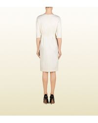 gucci white gown