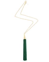 Eddie Borgo | Green Cone Tassel Pendant Necklace | Lyst