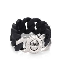 Marc By Marc Jacobs | Black Katie Silicone Chain Link Bracelet | Lyst