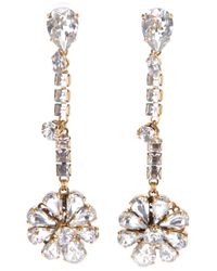 Erickson Beamon | Metallic Hello Sweetie Flower Earring | Lyst