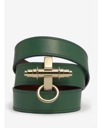 Givenchy | Green Obsedia Wrapped Leather Bracelet | Lyst