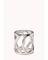 Forever 21 | Metallic Xo Cutout Ring | Lyst