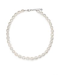 Majorica | 12mm White Baroque Pearl Strand Necklace/26 | Lyst