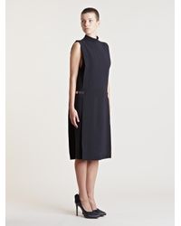 sleeveless black givenchy gown