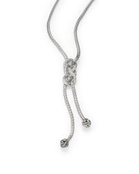 John Hardy | Metallic Classic Chain Sterling Silver Woven Lariat Necklace | Lyst