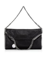 Stella McCartney | Black Falabella Triple Handle Bag | Lyst