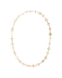 Bernard Delettrez - Metallic Silver and Bronze Cross Necklace - Lyst