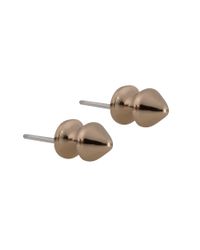 Bernard Delettrez - Metallic Silver and Bronze Stud Earrings - Lyst