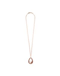 Kimberly Mcdonald | Rose Gold, Phantom Quartz And Pink Sapphire Necklace | Lyst