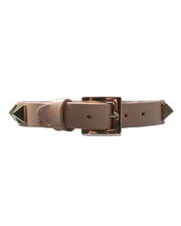 Valentino | Brown Nude Rockstud Bracelet | Lyst