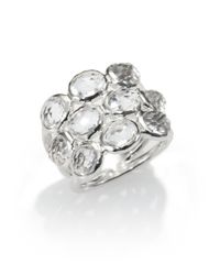 Ippolita | Metallic Clear Quartz and Sterling Silver Ring | Lyst