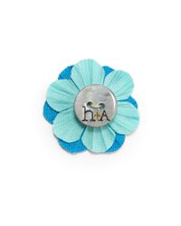 Hook + Albert | Blue Lapel Flower Pin | Lyst