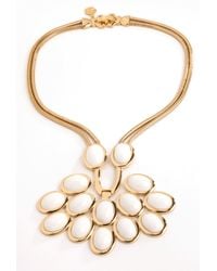 Trina Turk | Metallic Cabochon Necklace | Lyst