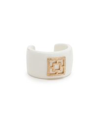 Trina Turk | White Textured Brick Cuff | Lyst