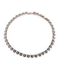 Ca&Lou | Black Debutante Crystal Necklace | Lyst